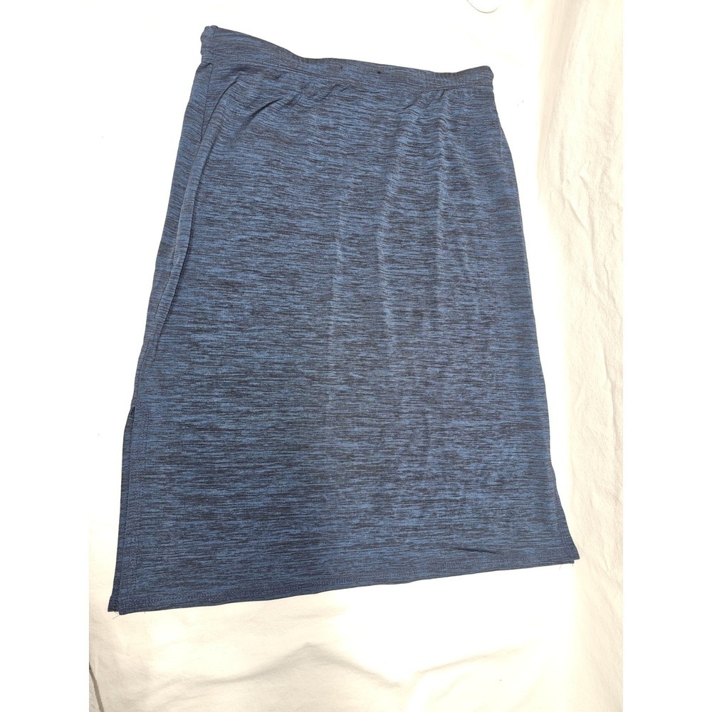 VTG Y2K EVOLUTION NOT REVOLUTION ENR Women's Blue Skirt Knee Length SIZE S USA
